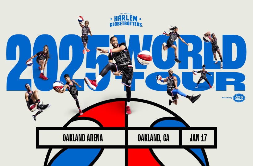 More Info for NEWS:  HARLEM GLOBETROTTERS ANNOUNCE 2025 WORLD TOUR PRESENTED BY JERSEY MIKE’S SUBS